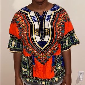 A colorful dashiki .